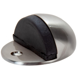 Lockworks / Lockworks Oval Door Stop Satin Chrome