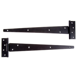 Lockworks / Lockworks Heavy Duty Tee Hinge Black 500mm