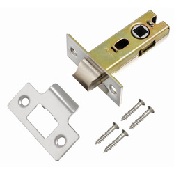Lockworks / Lockworks Sprung Tubular Mortice Latch Polished Chrome 63mm