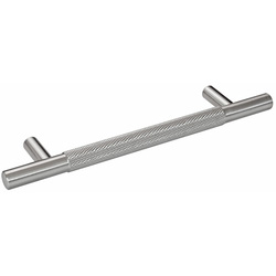 Eclipse / Eclipse Knurled T Bar Cabinet Handle Satin Nickel 128mm