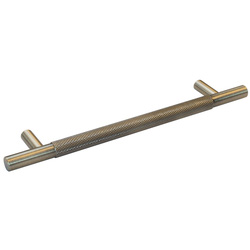 Eclipse / Eclipse Knurled T Bar Cabinet Handle Antique Bronze 160mm