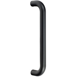 Eclipse / Stainless Steel D Shaped Pull Handle 225mm Matt Black
