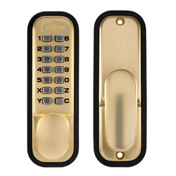 Eclipse / Eclipse GEN2 Easy Code Change Digital Lock Satin Brass Fire Rated