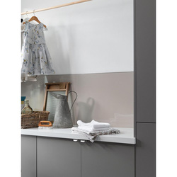 AluSplash / AluSplash Double-Sided Splashback 3050 x 750mm Warm Grey / Petrol Blue