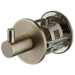 Union / Jigtech Schema Orka Bathroom Turn & Release Handle Matt Antique Brass