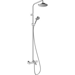 Hansgrohe / Hansgrohe Vernis Blend Shower System 200 EcoSmart with Bath Thermostat Chrome