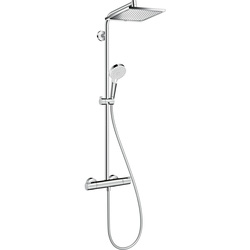Hansgrohe / Hansgrohe Crometta E 240 EcoSmart Thermostatic Shower System Chrome