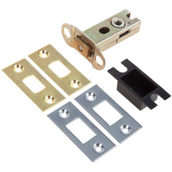 Lockworks / Lockworks Premium Tubular Deadbolt Polished Chrome / Electro Brass 64mm