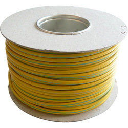 Termination Technology / Termination Technology PVC Earth Sleeving 100m x 3mm Green/Yellow