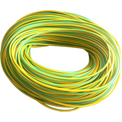 Termination Technology / Termination Technology PVC Earth Sleeving 100m x 4mm Green/Yellow