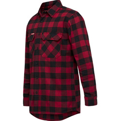 Hard Yakka / Hard Yakka Long Sleeve Check Flannel Shirt Red Medium