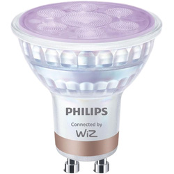 Philips / Philips GU10 Dimmable Glass Smart Bulb RGB 4.7W 345lm