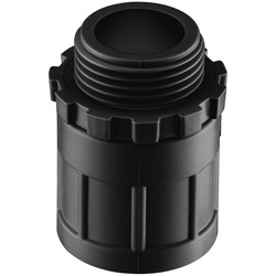 D-Line / D-Line Speedway Conduit Male Adaptor 20mm Black