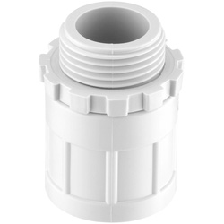 D-Line / D-Line Speedway PVC Conduit Male Adaptor 20mm White
