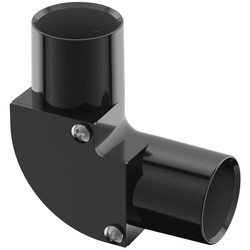 D-Line / D-Line Speedway PVC Conduit Inspection Elbow 25mm Black