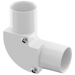 D-Line / D-Line Speedway PVC Conduit Inspection Elbow 25mm White