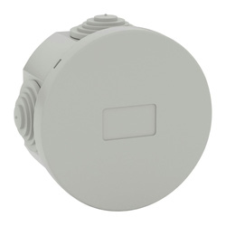 D-Line / D-Line IP44 Round Enclosure 63mm x 35mm Light Grey