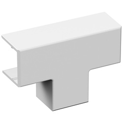 D-Line / D-Line Mini Trunking Flat Tee 16mm x 16mm White