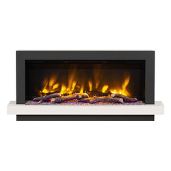 Be Modern / Be Modern Pryzm Huxton Electric Wall Mounted Fireplace 51" Cashmere & Anthracite