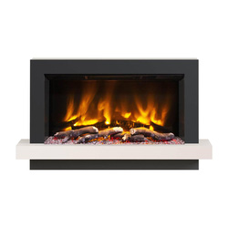 Be Modern / Be Modern Pryzm Huxton Electric Wall Mounted Fireplace 41" Cashmere & Anthracite