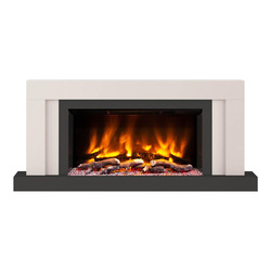 Be Modern / Be Modern Pryzm Vardo Electric Wall-Hung Timber Fireplace 53" Cashmere & Anthracite