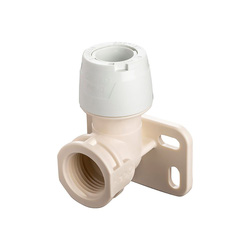 Hep2O / Hep2O Keyless Wall Plate Elbow 15mm x 1/2"