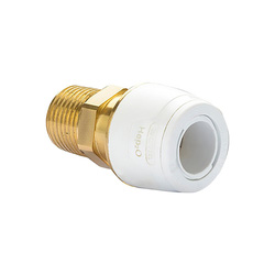 Hep2O / Hep2O Keyless Male Adaptor Brass Socket 15mm x 1/2"