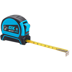 OX Pro Dual Auto Lock Tape Measure 3m / 10ft