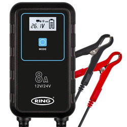 Ring Automotive / Ring Smart Battery Charger & Maintainer RSC908-12/24V