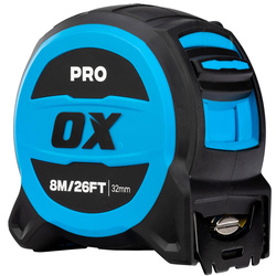 OX / OX Pro Tuff Blade Magnetic Tape Measure 8m / 26ft