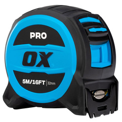 OX / OX Pro Tuff Blade Magnetic Tape Measure 5m / 16ft
