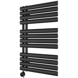 Ximax / Ximax Bristol Open Electric Designer Towel Radiator 816 x 500mm Black