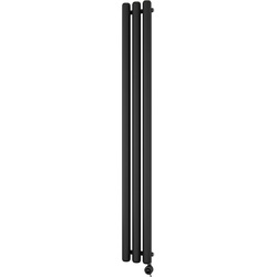 Ximax / Ximax Devon Electric Designer Radiator 1800 x 210mm Black