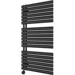 Ximax / Ximax Bristol Open Electric Designer Towel Radiator 1164 x 600mm Black