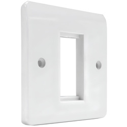 Honeywell / MK Logic Plus Euro Module Front Plate 1 Gang 25 x 50mm