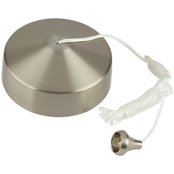 Wessex Electrical / Wessex Ceiling Pull Cord Switch Brushed Steel
