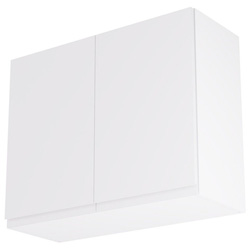Kitchen Kit / Kitchen Kit Flatpack J-Pull Kitchen Cabinet Wall Unit Matt White 900mm