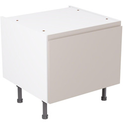 Kitchen Kit / Kitchen Kit Flatpack J-Pull Kitchen Cabinet Belfast Sink Base Unit Matt Light Grey 600mm
