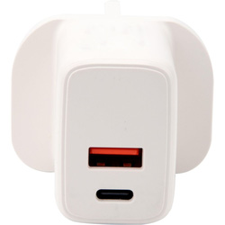 Wessex Electrical / Wessex USB-A & USB-C UK Charger Plug 30W