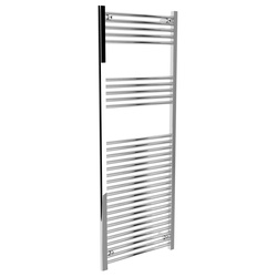 Flume / Flume Flat Ladder Towel Radiator Chrome 1400mm x 600mm 1667 BTU