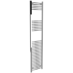 Flume / Flume Flat Ladder Towel Radiator Chrome 1800mm x 400mm 1449 BTU