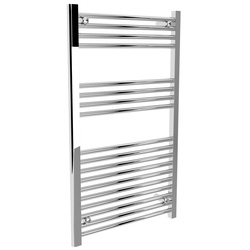 Flume / Flume Flat Ladder Towel Radiator Chrome 1000mm x 600mm 1238 BTU