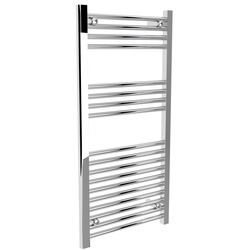 Flume / Flume Flat Ladder Towel Radiator Chrome 1000mm x 500mm 985 BTU