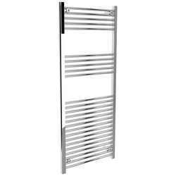 Flume / Flume Flat Ladder Towel Radiator Chrome 1600mm x 600mm 1831 BTU