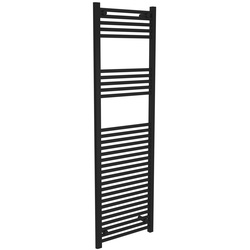 Flume / Flume Flat Ladder Towel Radiator Matte Black 1600mm x 500mm 2326 BTU