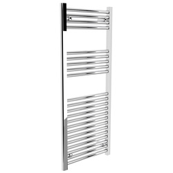 Flume / Flume 25mm Flat Ladder Towel Radiator Chrome 1200mm x 500mm 880 BTU