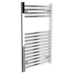 Flume / Flume 25mm Flat Ladder Towel Radiator Chrome 800mm x 500mm 1882 BTU