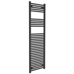Flume / Flume 25mm Flat Ladder Towel Radiator Matte Black 1600mm x 500mm 1275 BTU