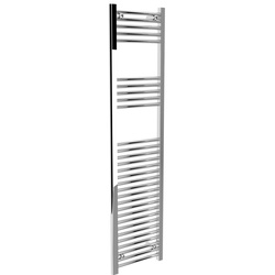 Flume / Flume Flat Ladder Towel Radiator Chrome 1600mm x 400mm 1374 BTU