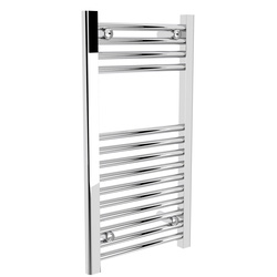 Flume / Flume Flat Ladder Towel Radiator Chrome 750mm x 400mm 682 BTU